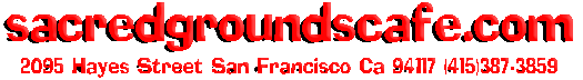 Welcome to Sacred Grounds Cafe - on line